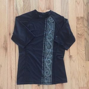 Black rash guard - Women’s small